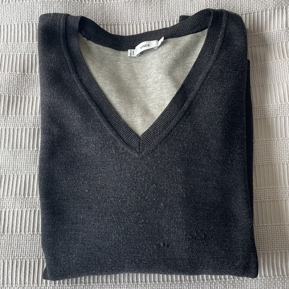 Vince two toned grey sweater - small - Picture 3 of 6